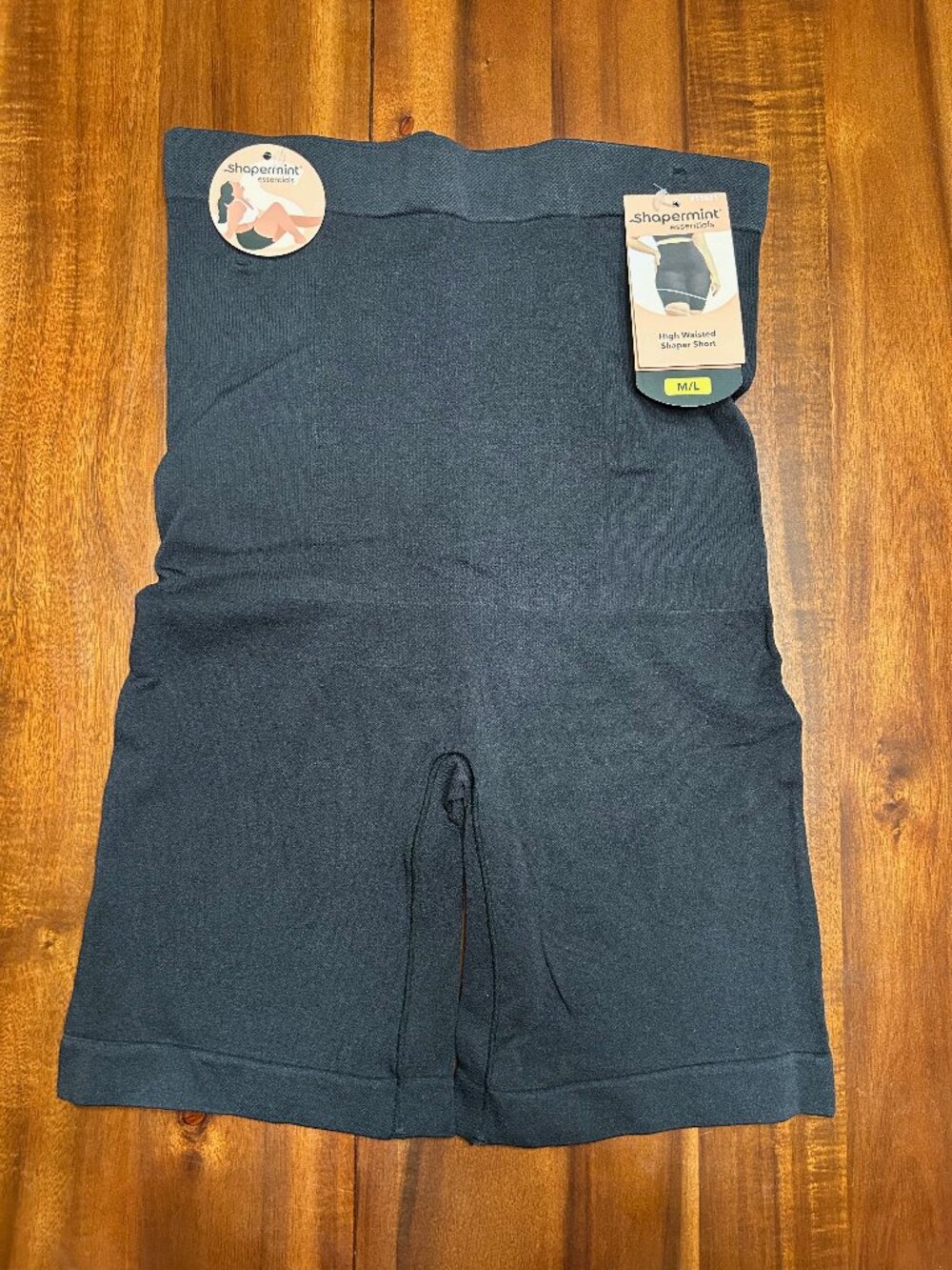 NWT Shapermint Black High Waisted Shaper Shorts